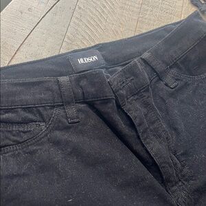 Hudson Jeans Black Corduroy Trousers